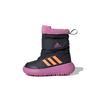 Winterplay Non-Slip Durable Warm High-Top Walking Shoes Baby Shoes Black Purple GZ6799