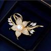Flower Pearl Brooch, Elegant Suit, Anti-exposure Pin, Brooch, Secure Clothes, Corsage