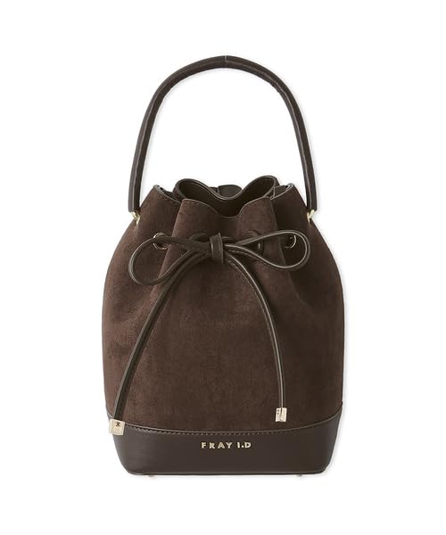 FRAY Ribbon Bag FWGB259306 I.D. Women's (Suede) (Brown)