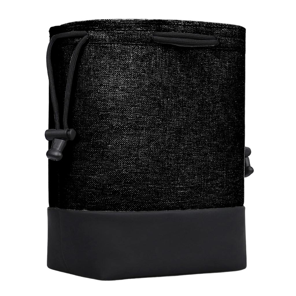 Compact Photography Lens Carrying Case With Thickened Sponge Padding Water Resistant Fabric For Gear Protections