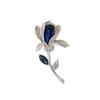 Luxury Festive Red Rose Sweater Brooch: Elegant Pin for Suits, Evening Dresses, and Corsages