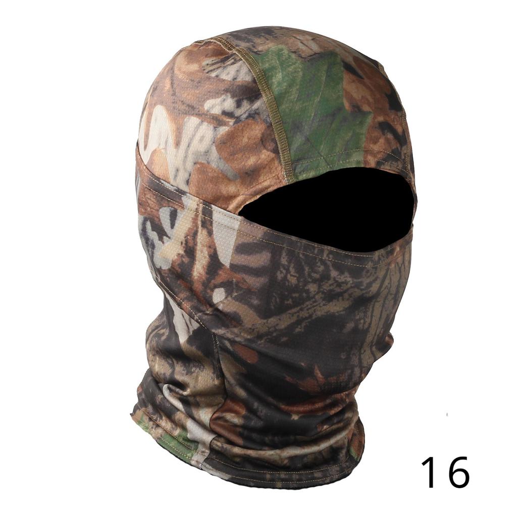 Outdoor Camouflage Camo Balaclava Army Tactical Military Ski Full Face Mask Motorcycle Bicycle Caps Full Face Mask 27 COLORS