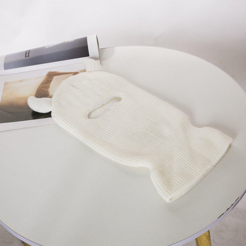 Single Hole Full Face Ski Mask Pullover Hat Halloween Cotton Hat  Outdoor Hip Hop