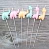 Single Cartoon Pearlescent Elephant Birthday Candle Creative Children's Party Cute Pearlescent Deer Animal Cake Candle