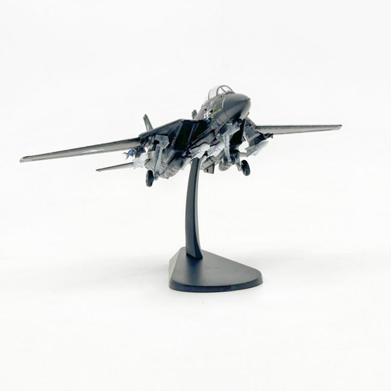Model odlewany w skali 1/100 Sił Powietrznych USA F-14A F14A F14 VX-4 Samolot ze zmiennymi skrzydłami Model ze stopu Kolekcja Zabawka Prezent