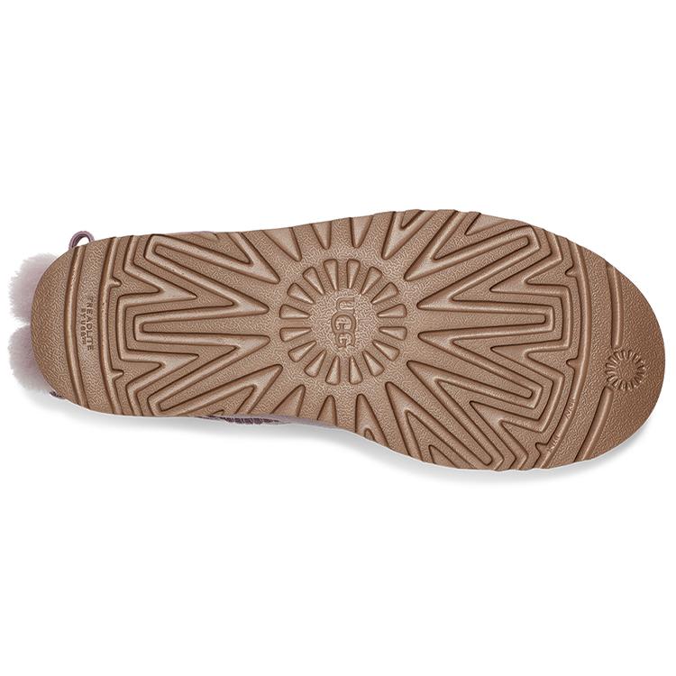 UGG Mini Bailey Bow Pom 'Taupe Purple' Women's 1125382-SHAD