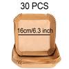 Large Air Fryer Disposable Paper Liner 23cm Non-stick Airfryer Parchment Special Baking Paper for 3-10QT Cooking/Steaming Basket