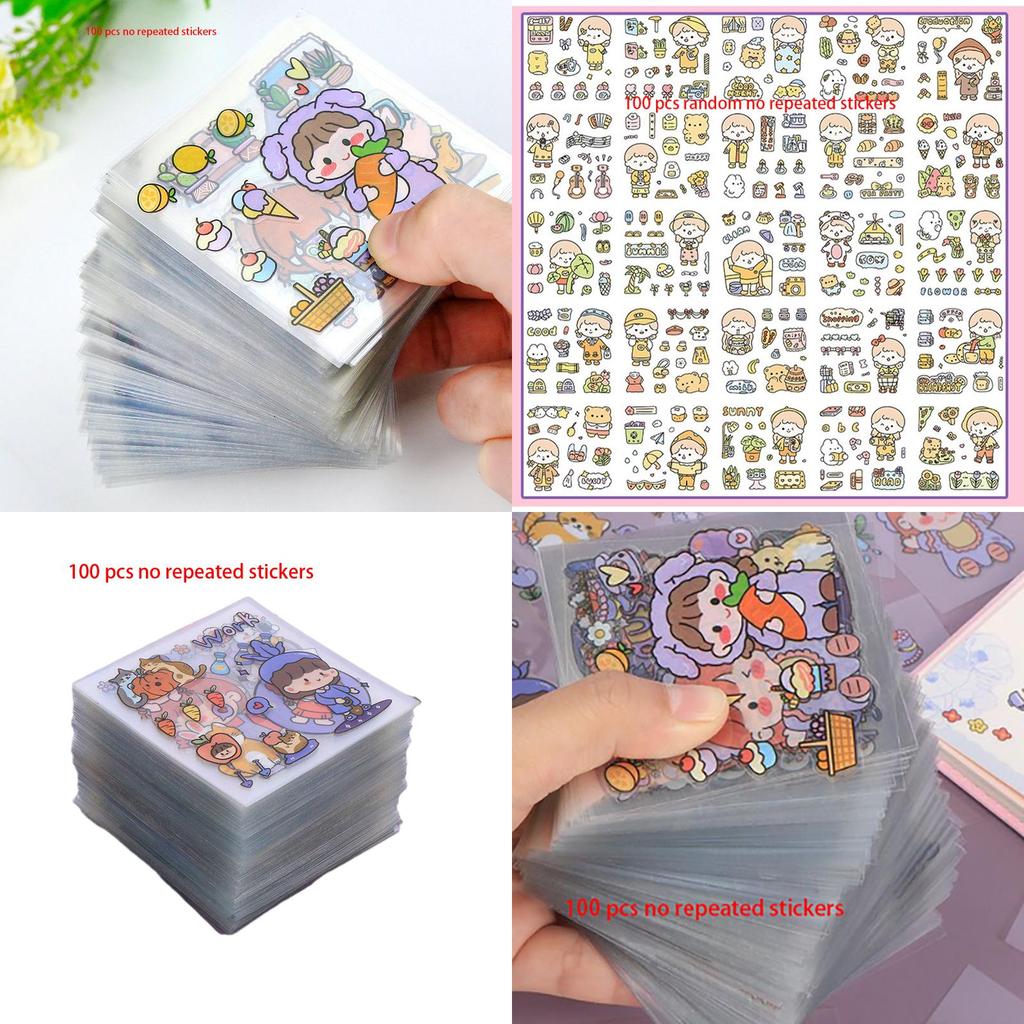 Cute Cartoon Waterproof Pet Stickers For Notebook And Phone Decoration 20 Unique Designs