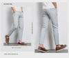 2022 Summer Men's Black Slim-Fit Nine-Point Casual Pants - Youth Solid Color Korean Style