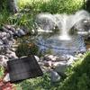 Pompa per fontana solare da 2,5 W, con 6 ugelli e tubo dell'acqua da 4 piedi, pompa ad energia solare per abbeveratoio per uccelli, stagno, giardino e altri luoghi