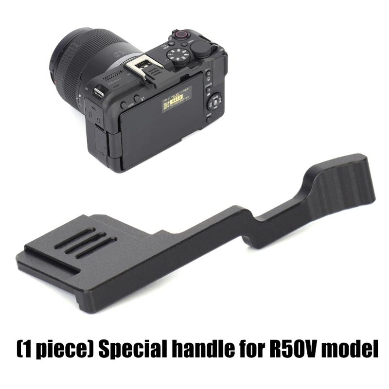 Aluminum Thumb Up Camera Grip For R50V Camera Vlog Photography with Hot Shoe Protections Cover