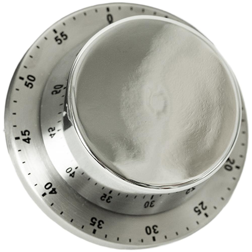 Loud Alarm Mechanical Kitchen Timer with Stainless Steel Base and Magnetic Suction for Cooking and Multi Purpose Use