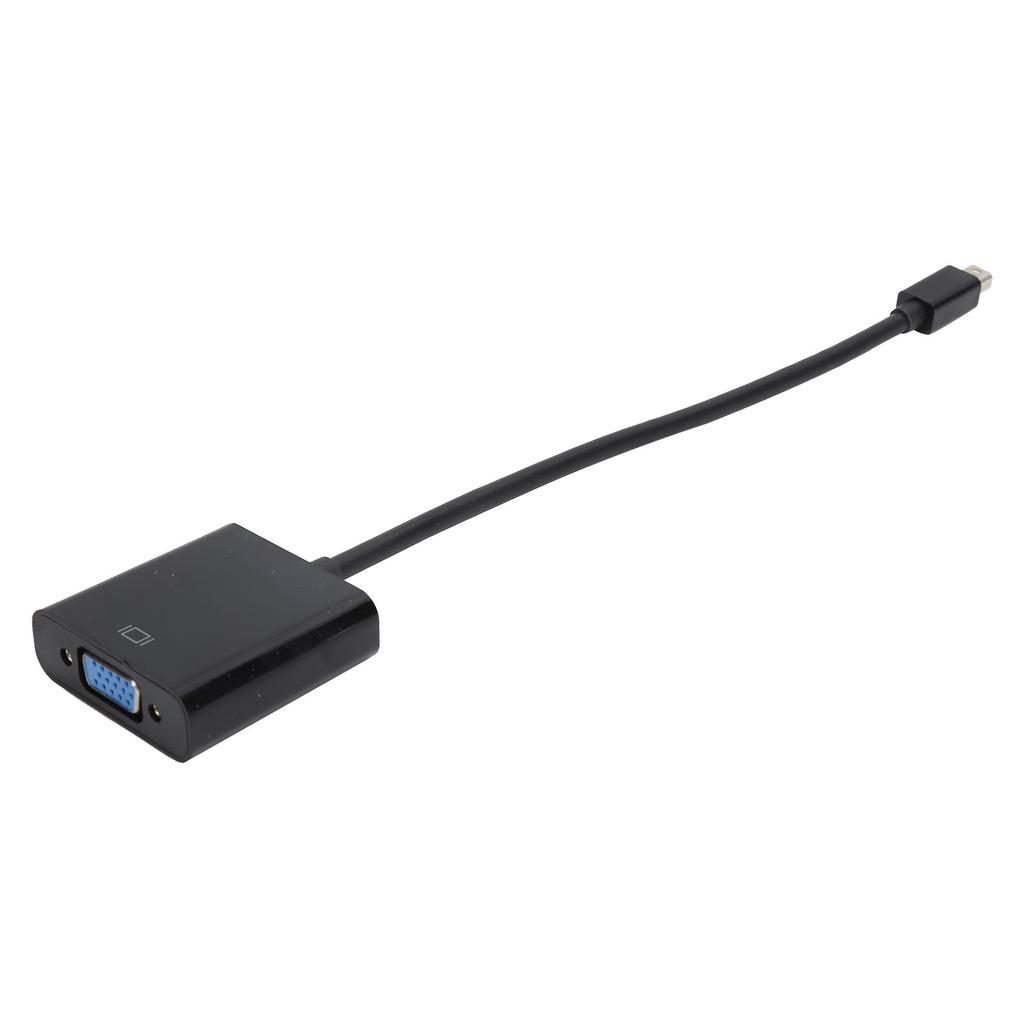 Mini DP Male to VGA Female Adapter Converter Cable ABS for ThinkPad PC Computer Black