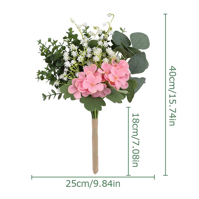 

Имитация ткани Цветочная композиция Гортензия Цветок Орнамент Искусственный Сделай сам Несколько цветов Декоративный букет Свадебное украшение