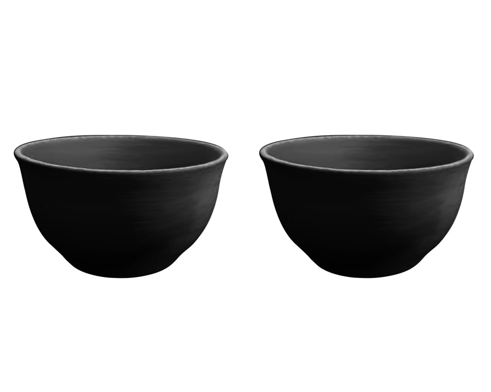 Nankai Tsusho '63' tokoname Teacup 100ml, 2-pack, Black, 0747-902, Made in Japan