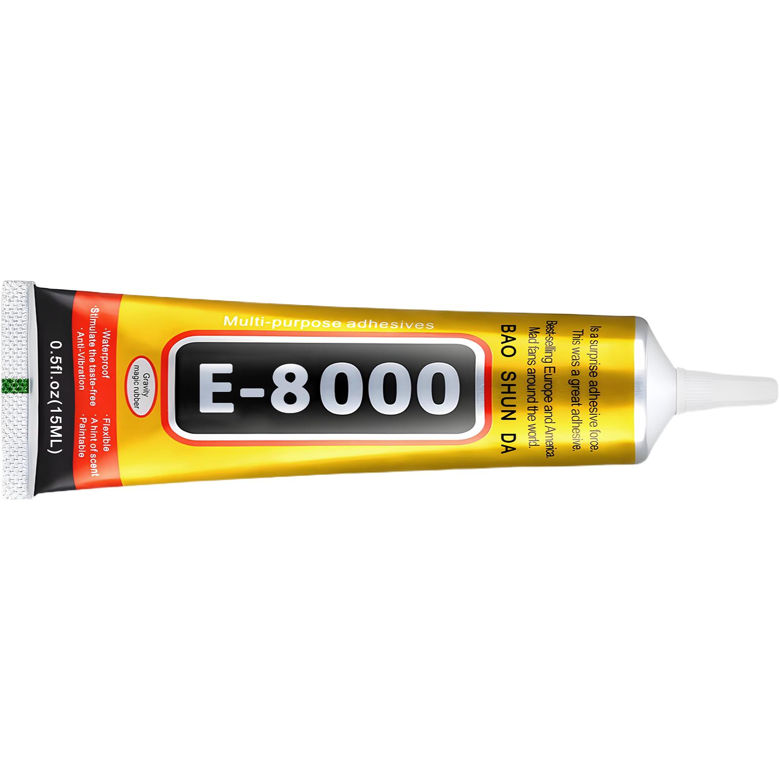 E-8000 Mobile Phone Adhesive | E8000 Multi-Purpose Mobile Phone Adhesive | Clear and Waterproof
