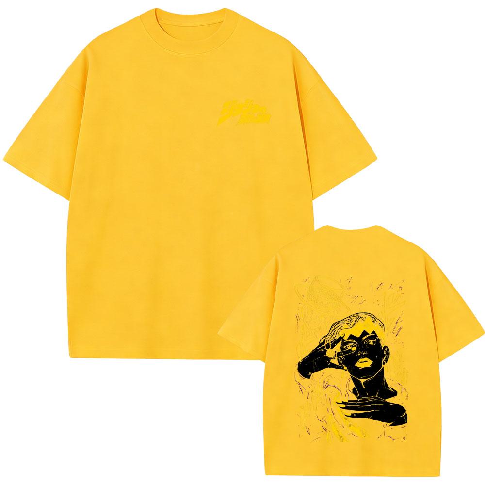 Anime Jojos Bizarre Adventure Rohan Kishibe Graphic T Shirt Unisex Women Unisexga Fashion Trend Short Sleeve Tshirts Y2k Streetwear