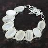Selenit Druzy Halskette 925 Sterling Silber Halskette echter Edelstein handgemachter Schmuck verstellbare Kette Halskette Geschenk für Frauen Antiker Schmuck