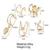 7Pcs/5Pcs Set Minimalist Ear Cuffs Tassel Earrings for Women Cuff Ear Clips Earring Climbers Earcuffs Fake Studs Stud Earring