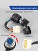 Complete Ignition Switch for Gasoline/Diesel Generators with One-Key Electric Start and Flameout Key