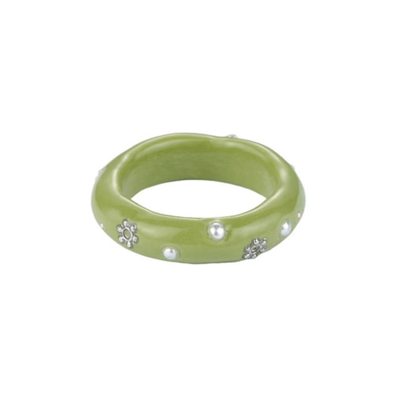 Nff Flower Farm Ring-olive