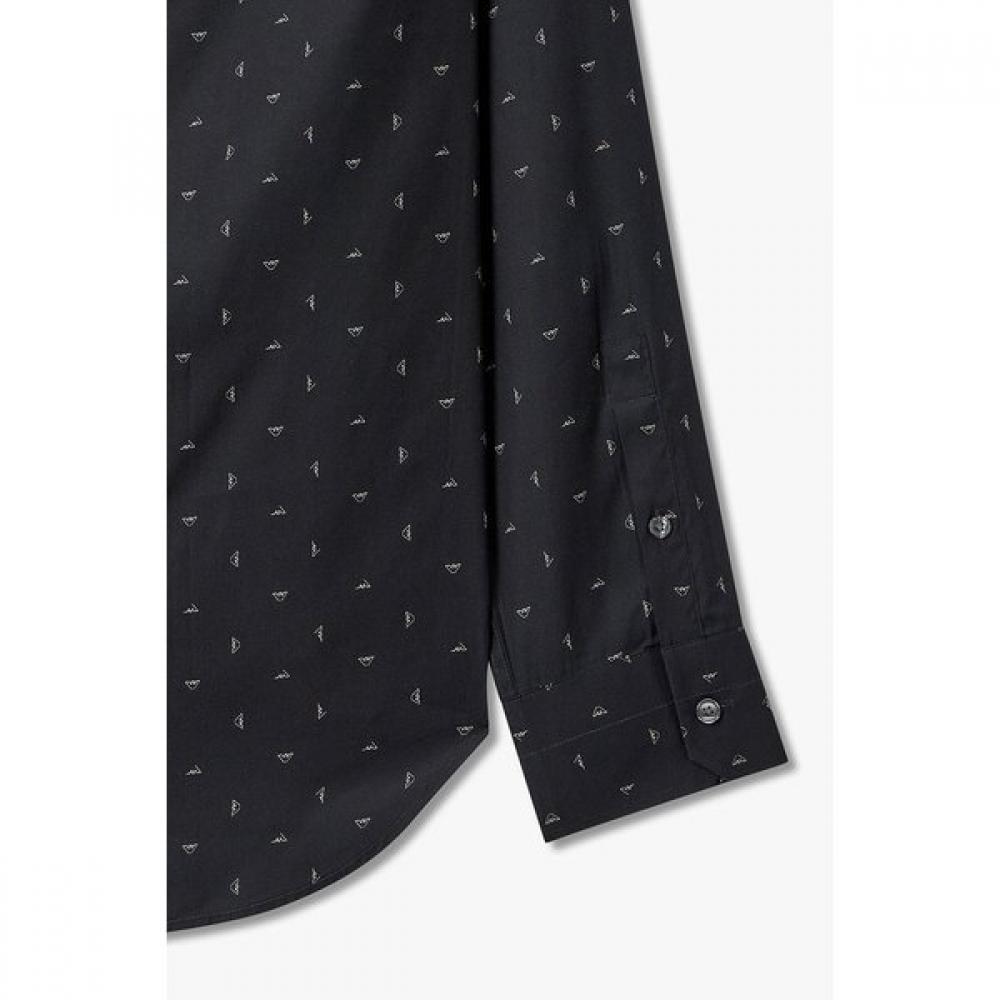 Emporio Armani Men Patterned Comfort Fit Shirt A516104018