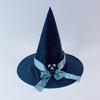 Halloween Black Witch Hat Oxford Fabric Witch Hat Party Gala Festive Pointed Witch Hat