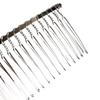 10pack Metal Bridal Wedding Comb Slide Bun Holder Headpieces Clips Grips for Elegant Wedding Accessories