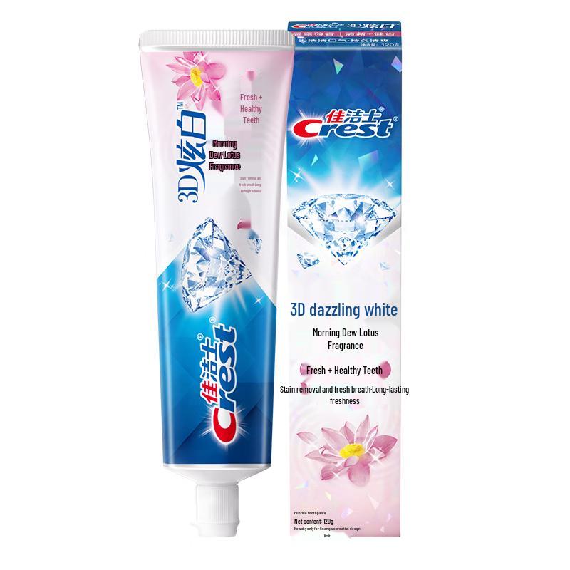 Crest 3D White Morning Dew Lotus Toothpaste