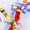 Paper Nail Stickers Laser Cellophane Nails Art Decoration Aurora Broken Glass Foils Nail Foil Film