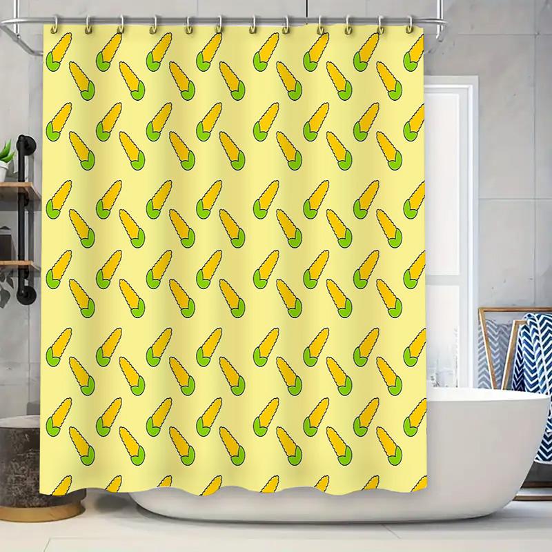 

Bathroom Shower Curtain Floral Botanical Vintage Farmhouse Rustic Nature Theme Decor Waterproof Fabric 90x180cm