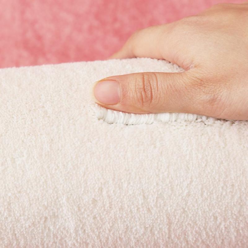 Girly Style Carpets for Living Room Pink Bow Bedroom Decor Carpet Fluffy Soft Irregular Bedside Rug Home Thicken Plush Floor Mat