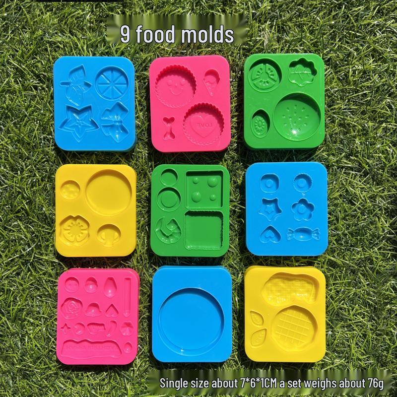Children's DIY Color Clay Craft Kit: Includes Leather Clay, Glue Machine, Needle Cylinder, Noodle Maker, Dessert, Cake, and Bread Making Tools.