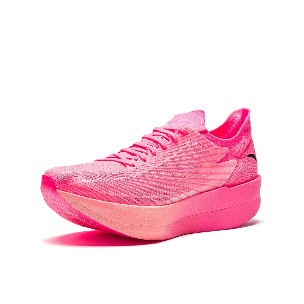 Anta C202 G9 Comfortable Fabric Rubber Low-Top Running Shoes Women Sneakers Pink 122545579R-1