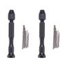 A60zminiature Drill + 20Pcs Mini Micro-Drill Bit Set With Keyless Chuck, Pearl Hand Drillmay