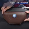 Car Leather Knee Pad Inside Knee Cushion Comfortable For Volkswagen VW Scirocco Jetta Beetle Golf Passat Polo Tiguan Sharan