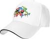 Mapa de Cantones de Suiza Banderas Gorra de Béisbol Poliéster Casual Protección Solar Gorra Ajustable Para Unisex
