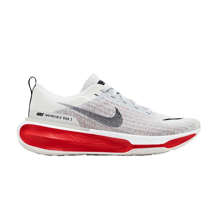 Zapatillas de Hombre Nike ZoomX Invincible Run 3 Blanco Rojo Fuego Blanco/Rojo Fuego/Gris Cemento/Negro
