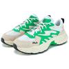 Fila Fern Series Fern Grass Shoes Mesh Fabric Synthetic Leather Casual Versatile Low-Top Dad Shoes Men Sneakers FILA-White F12M331101FWK
