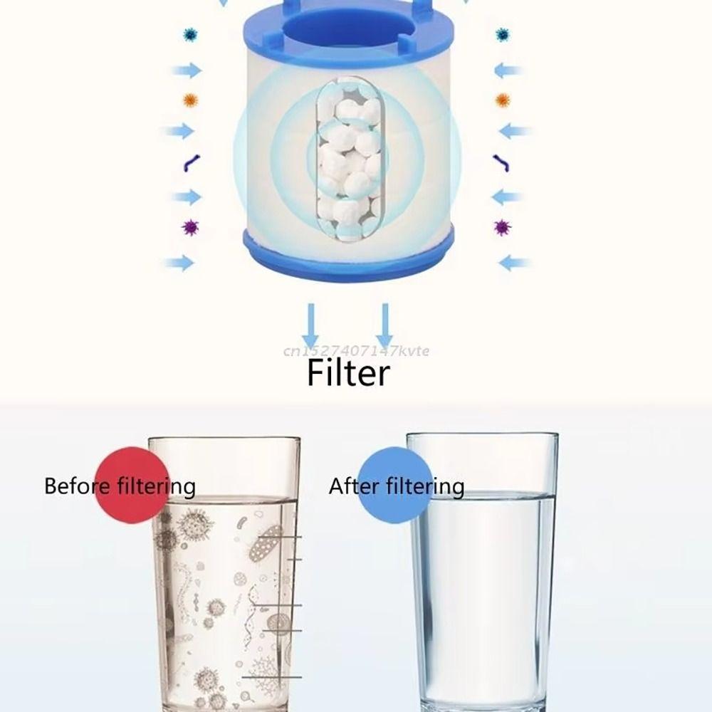 20 Stück Neues Sprudler-Filterelement Druck-Duschkopf Wasserhahn-Filterkartuschen PP-Baumwolle Wasserhahn-Filtration Reiniger für die Küche