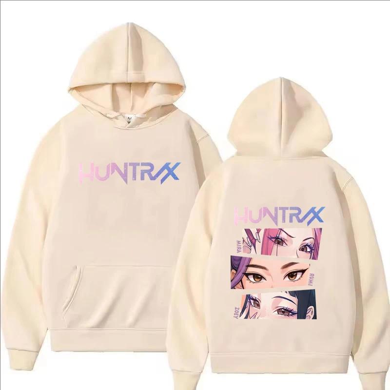 Kpop Demon Hunters Women Casual Fashion Hip Hop Hoodie Autumn Winter Men Streetwear Fleece Long Sleeve Pullover Sweatshirts