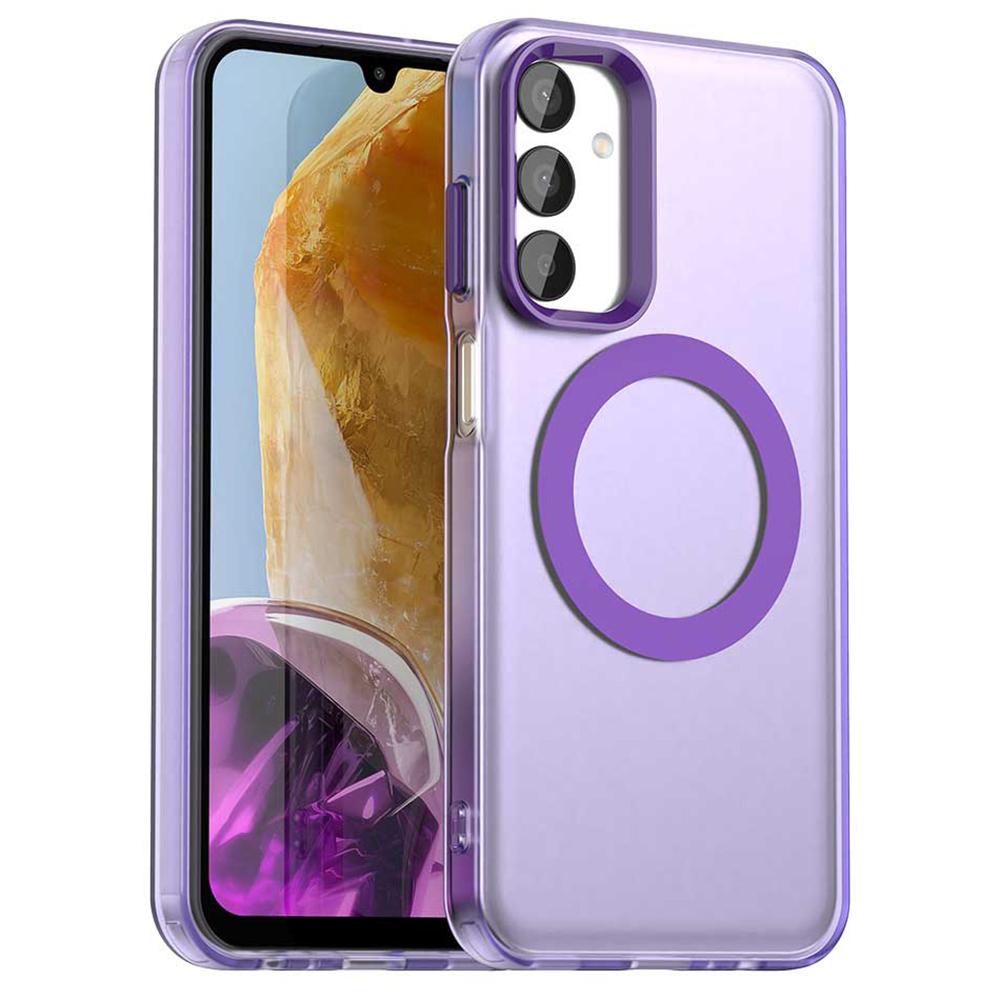 

For Samsung Galaxy M15 5G/F15 5G Magnetic Case PC+TPU+PET Anti-Drop Phone Cover G