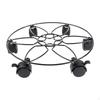 Plant Pot Caddy Trolley Casters with Caster Wheels Flower Rack Potted Dolly for Office