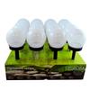 Solar Lamp 6500K Led Sphere White Plastic Black - Pl-304711