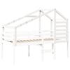 VidaXL Bed Canopy for Children White 198x97x113 Cm Solid Pine Wood, Bed Canopy, Bed Canopy for Child, Canopy for 846877