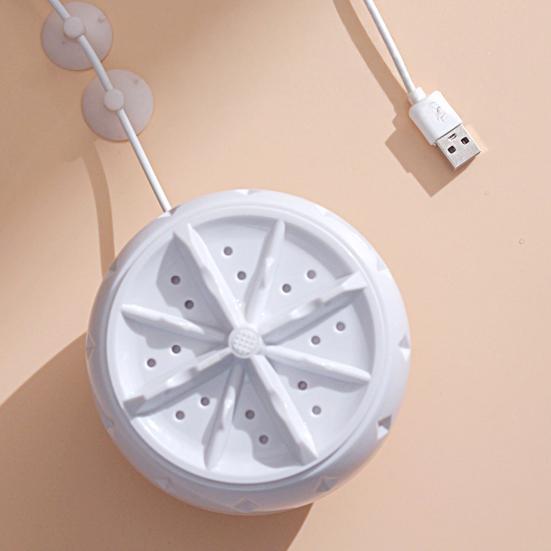 Tragbare Turbinenwaschmaschine Weiß Mini-Waschmaschine Leistungsstarke Effiziente Reinigung Waschmaschine für Wohnmobil College Reisen