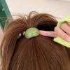 6er-Set hochelastischer einfacher Haargummis in gemischten Farben, bonbonfarbene Acryl-Haaraccessoires, französisches elegantes Design, niedliches Stirnband mit Gummiband