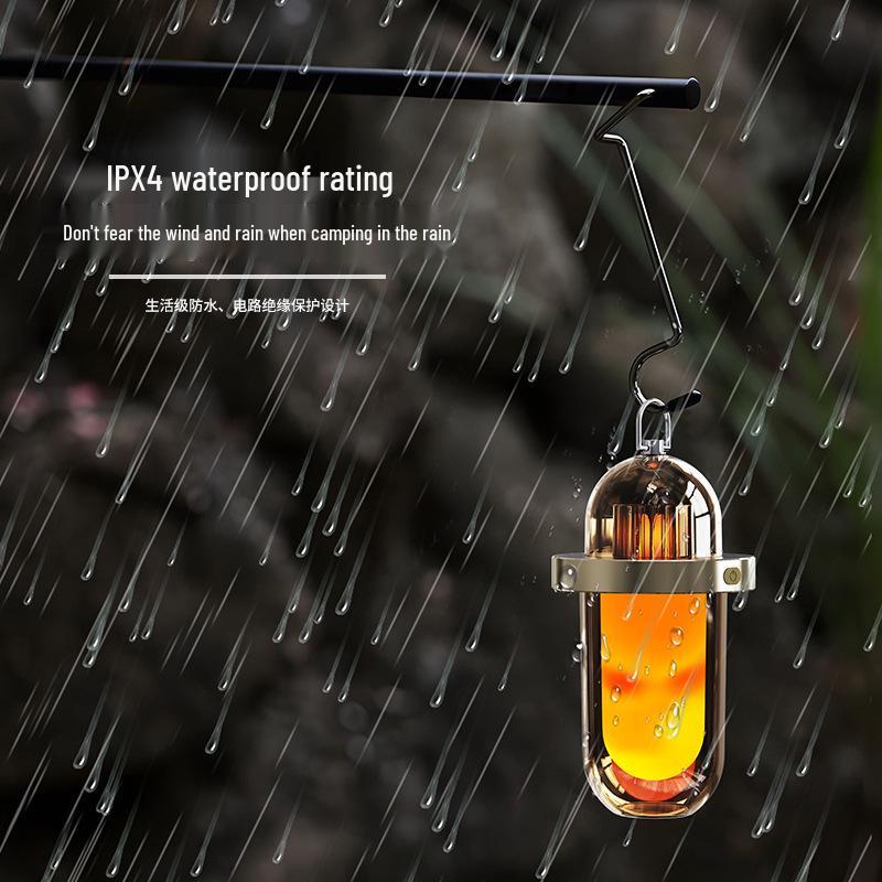 Retro Rechargeable Camping Pendant Lamp – Ultra-Long Battery Life