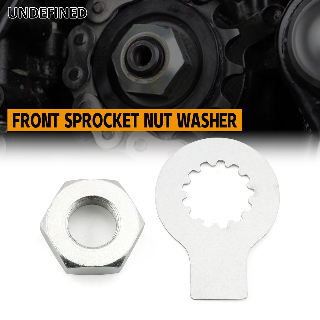 Motorcycles Motoforti 2pcs Front Sprocket Holder Lock Nut & Bolt Washer 13 Tooth for YAMAHA YZF R1 R6 YZF 600/100 FZ1 FAZER