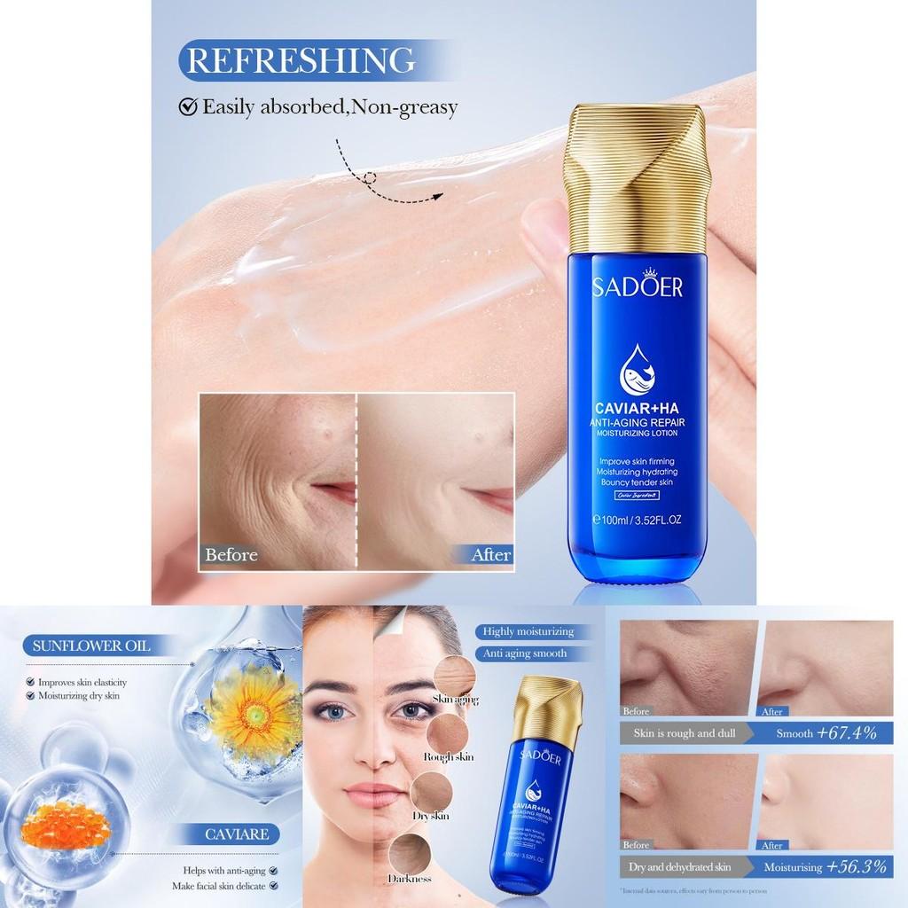Sadoer Premium Hyaluronsäure Feuchtigkeitscreme Gegen Falten Und Für Feuchtigkeit 100ml